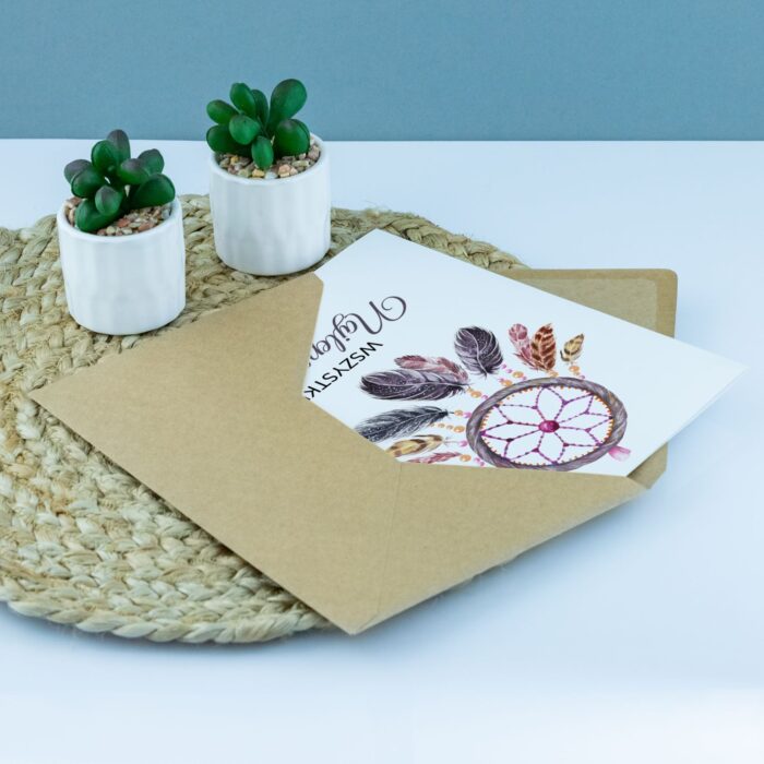 Personalizowana kartka na urodziny ŁAPACZ SNÓW - obrazek 2