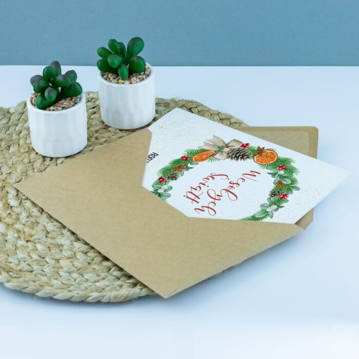 Kartka świąteczna WESOŁYCH ŚWIĄT - obrazek 2