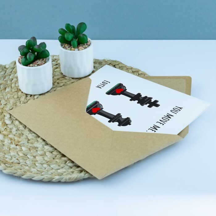 Personalizowana kartka dla pary SZACHY - obrazek 2