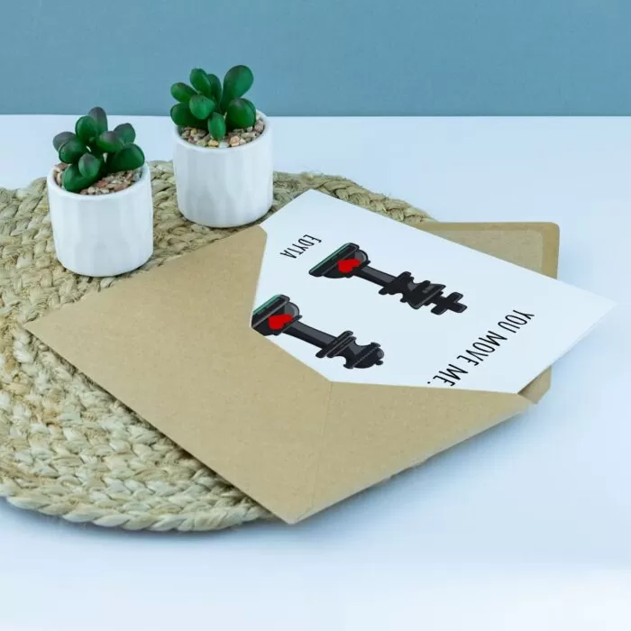 Personalizowana kartka dla pary SZACHY - obrazek 2