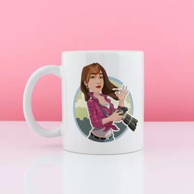 Personalizowany kubek dla fotografki.