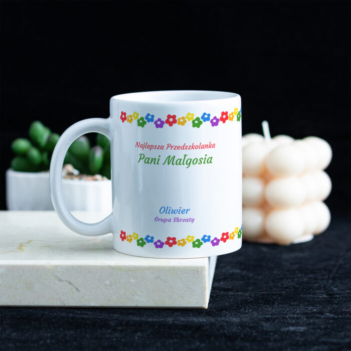 Kubek PRZEDSZKOLANKA - prezent dla nauczyciela - obrazek 2