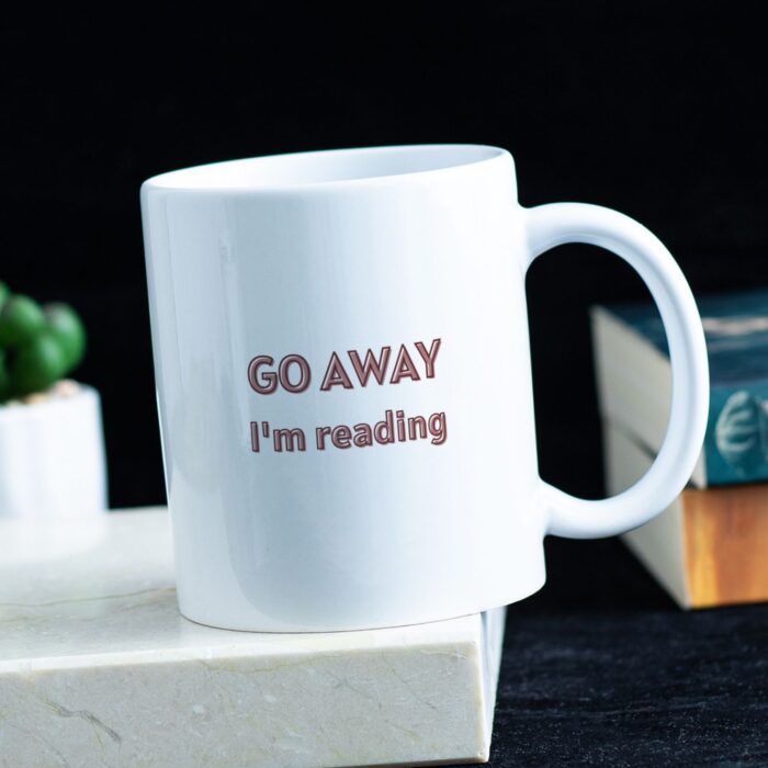 Kubek z nadrukiem PREZENT DLA MOLA KSIĄŻKOWEGO - obrazek 2