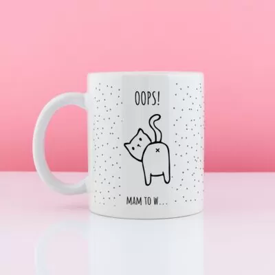 Śmieszny kubek z nadrukiem i z personalizacją, mam to gdzieś.