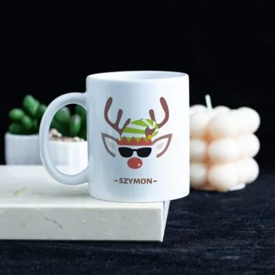 Personalizowany kubek, prezent na święta.