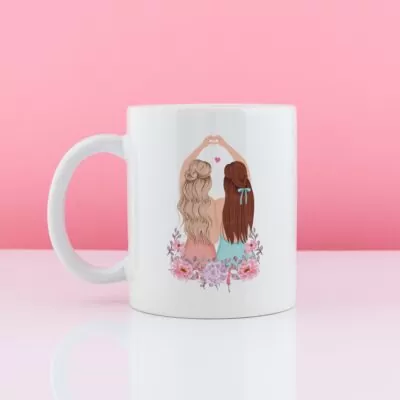 Personalizowany kubek, prezent dla przyjaciółki.