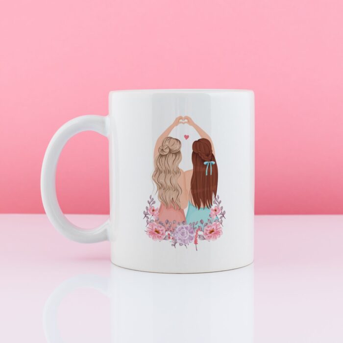 Personalizowany kubek, prezent dla przyjaciółki.