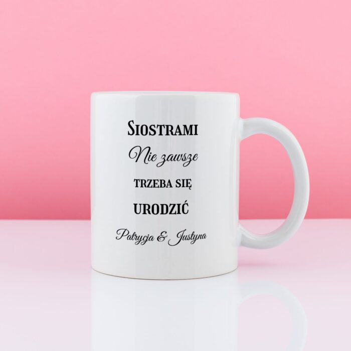 Kubek z nadrukiem PREZENT DLA PRZYJACIÓŁKI - obrazek 2