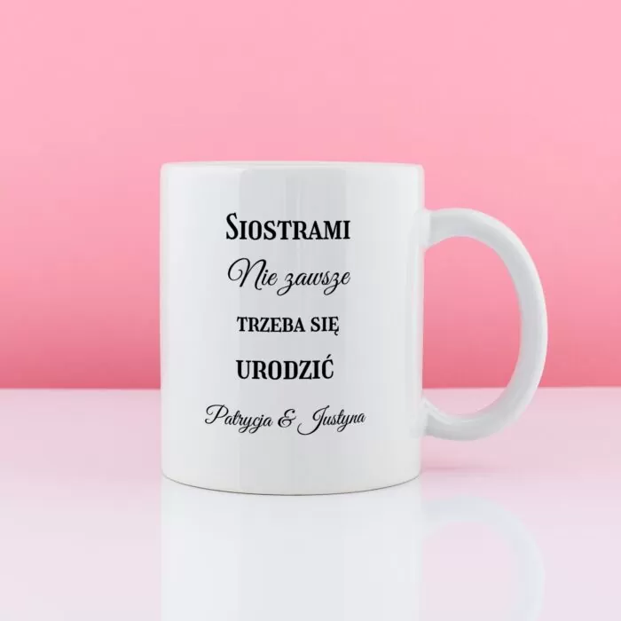 Kubek z nadrukiem PREZENT DLA PRZYJACIÓŁKI - obrazek 2