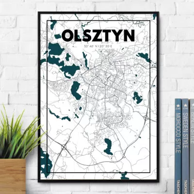 Mapa miasta - Olsztyn