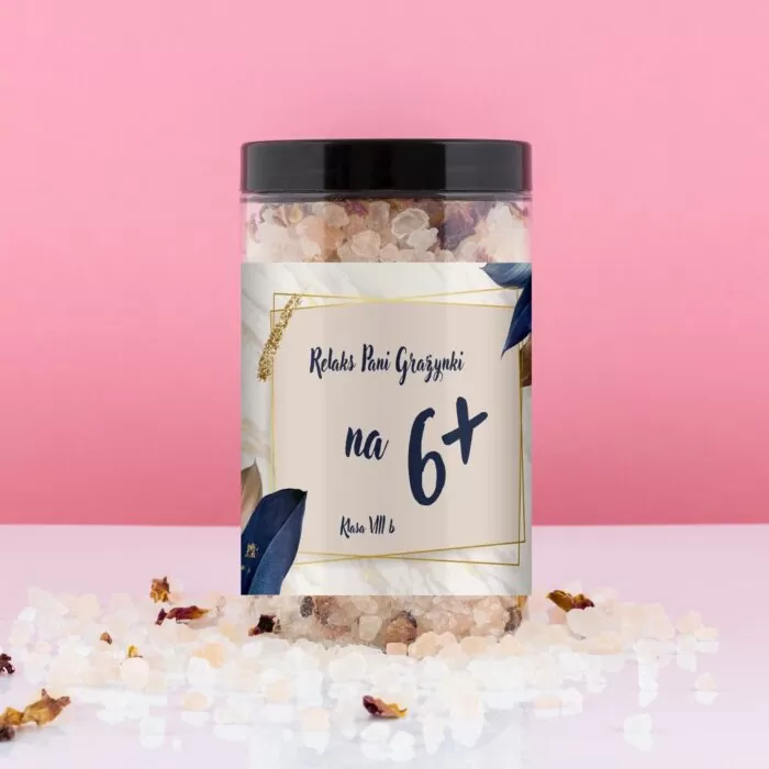 Personalizowana sól na Dzień Nauczyciela, relaks na 6+