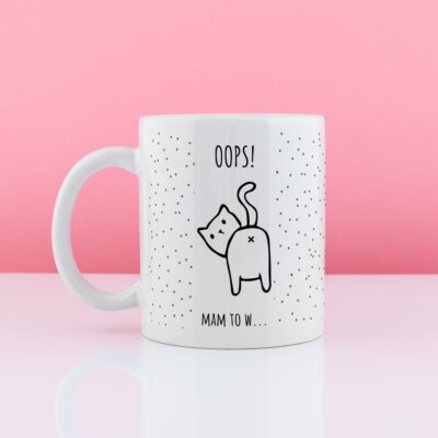 Śmieszny kubek z nadrukiem i z personalizacją, mam to gdzieś.