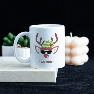 Personalizowany kubek, prezent na święta.