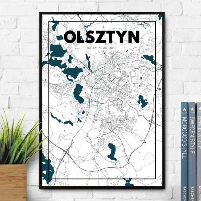 Mapa miasta - Olsztyn