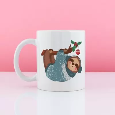 Personalizowany kubek prezent pod choinkę dla niego.