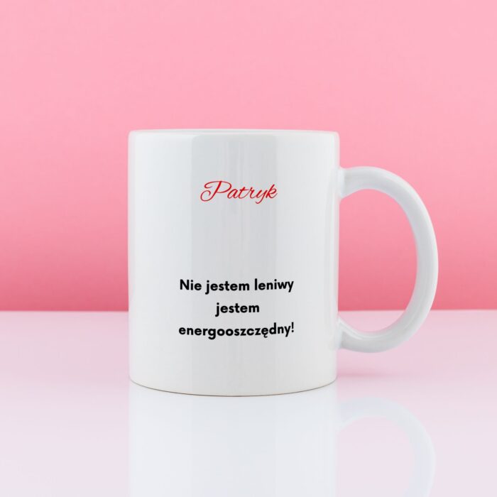 Kubek z nadrukiem NA ŚWIĘTA DLA NIEGO Energooszczędny - obrazek 2