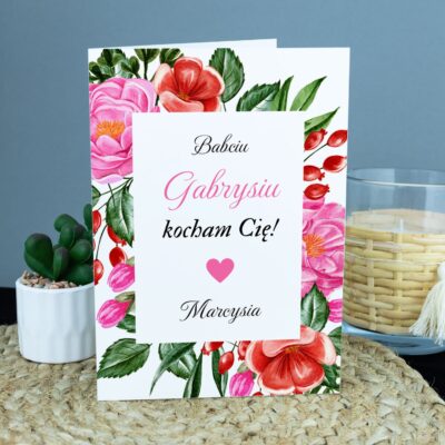 Kartka na Dzień Babci, kocham Cię!