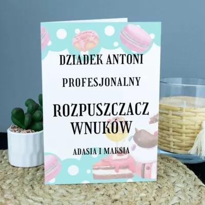 Kartka na Dzień Dziadka.