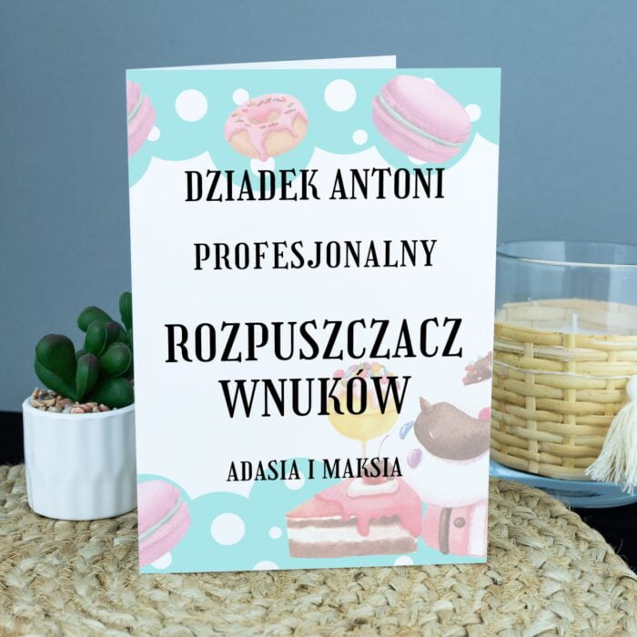 Kartka na Dzień Dziadka.