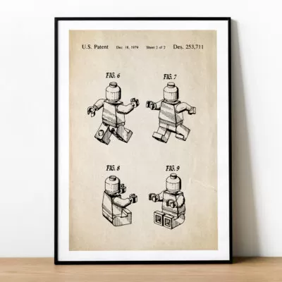 Plakat PATENT - LUDZIK LEGO