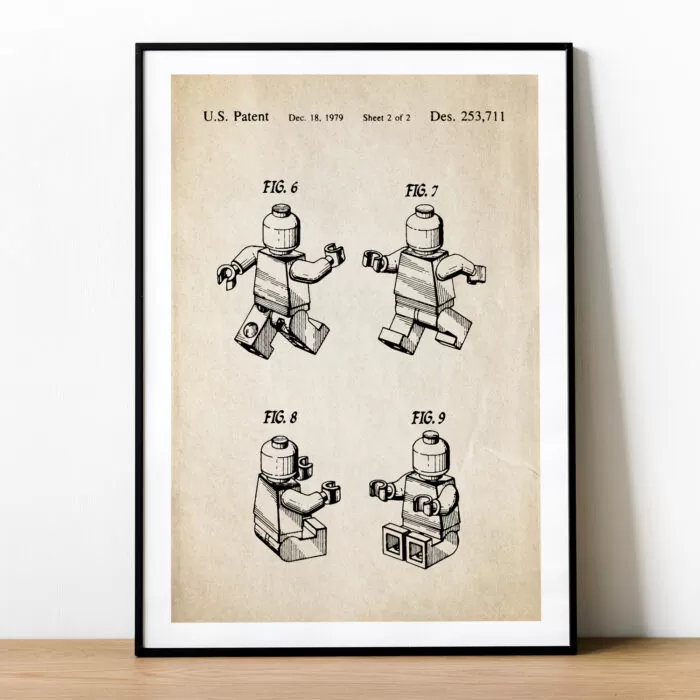 Plakat PATENT - LUDZIK LEGO