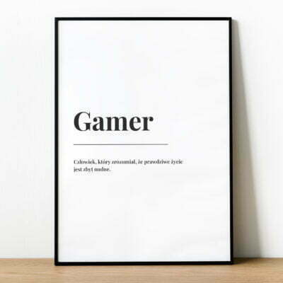 Plakat DEFINICJA GAMERA