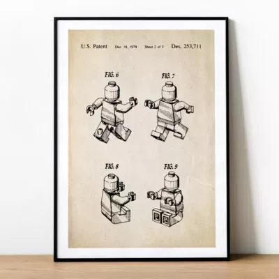 Plakat PATENT - LUDZIK LEGO