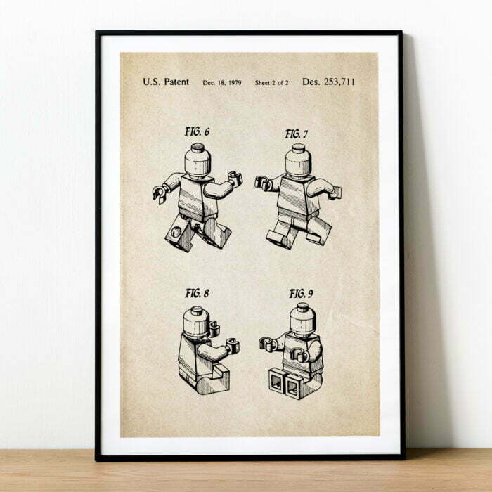 Plakat PATENT - LUDZIK LEGO