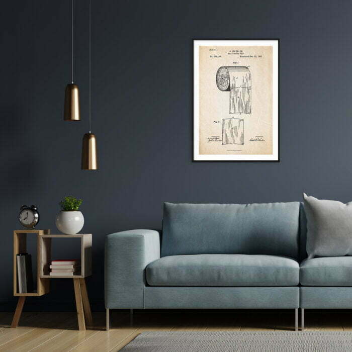 Plakat z patentem - PAPIER TOALETOWY - obrazek 2