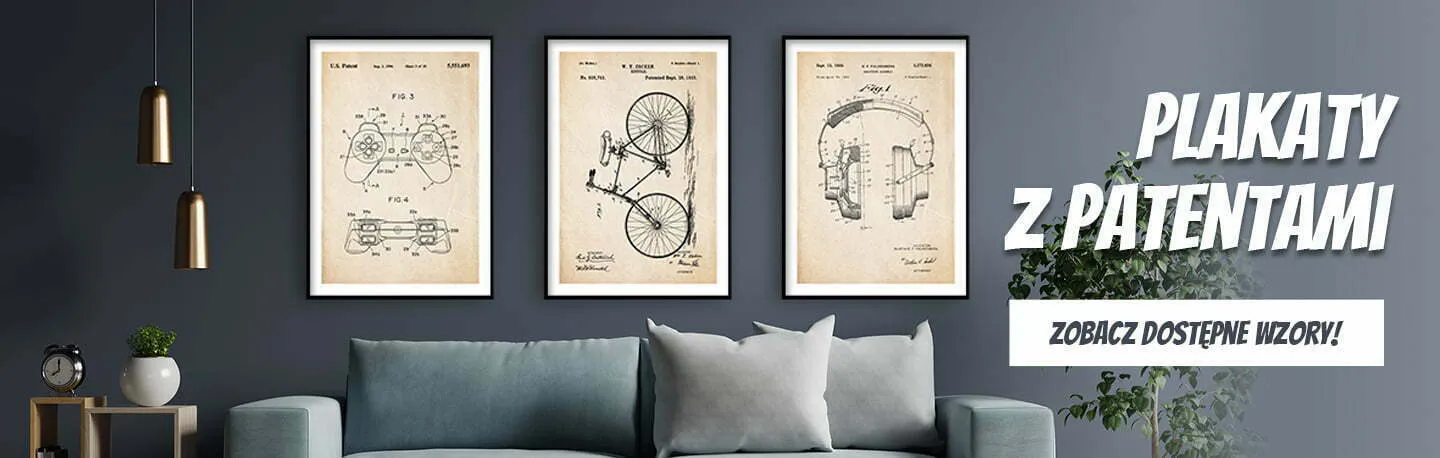 Plakaty z patentami