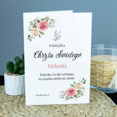 Chrzest Święty dziewczynki