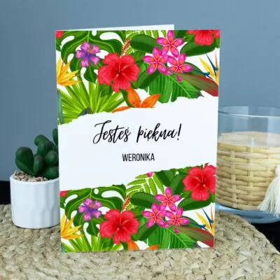 Motywacyjna kartka dla niej