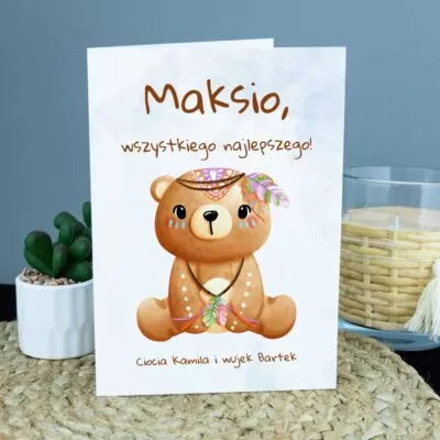 Personalizowana kartka na urodziny