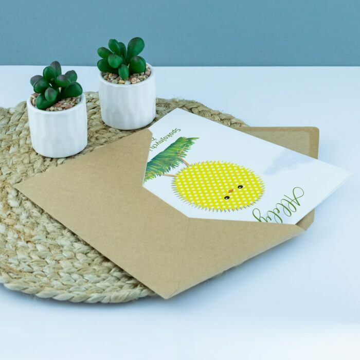 Kartka personalizowana WIELKANOCNY KURCZAK - obrazek 2