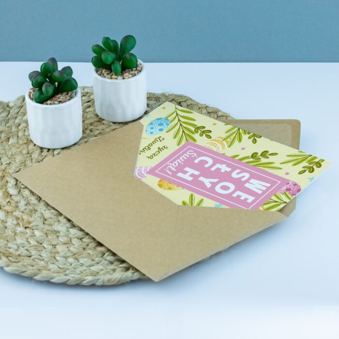 Kartka wielkanocna WESOŁYCH ŚWIĄT - obrazek 2