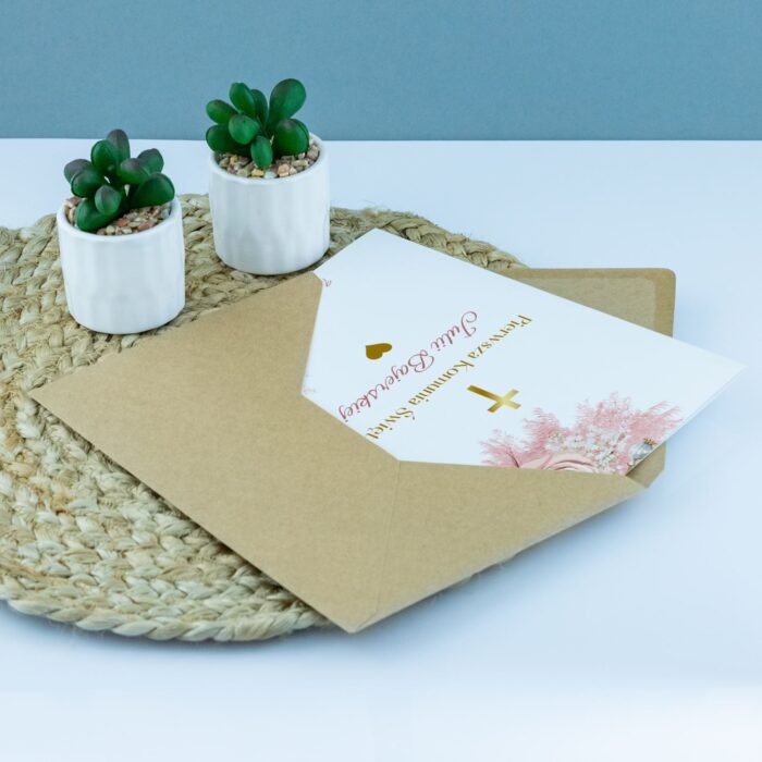 Kartka okolicznościowa PIERWSZA KOMUNIA ŚWIĘTA - obrazek 2