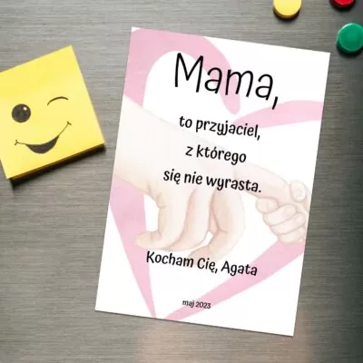 Magnes na lodówkę na Dzień Mamy