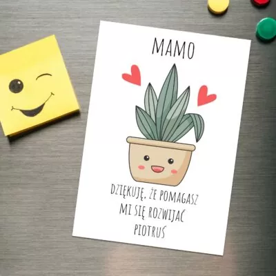 Magnes z personalizacją dla mamy