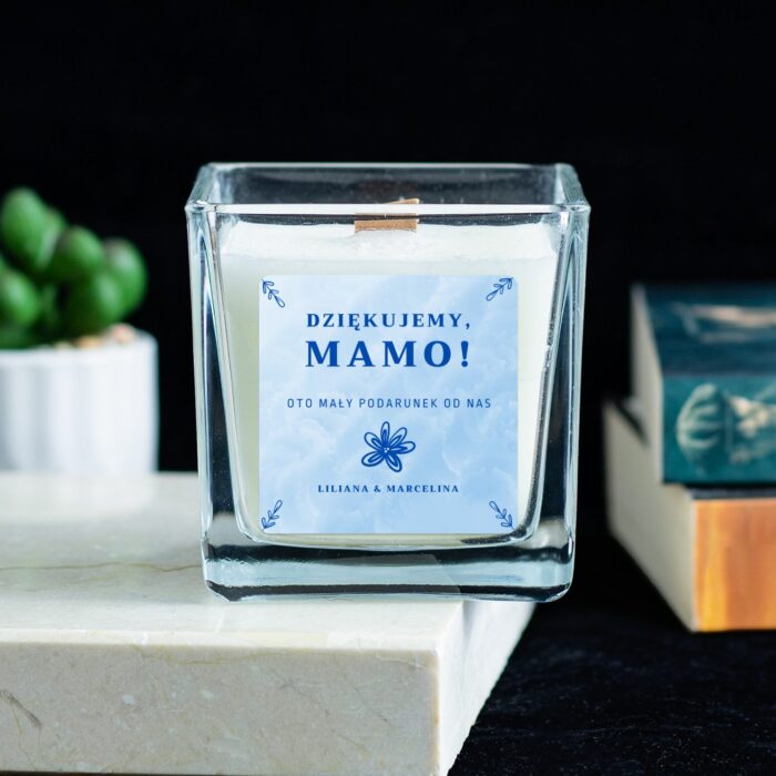 Personalizowana świeca na Dzień Mamy