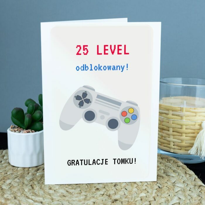 Personalizowana kartka dla gracza