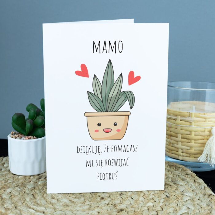 Personalizowana kartka na Dzień Matki
