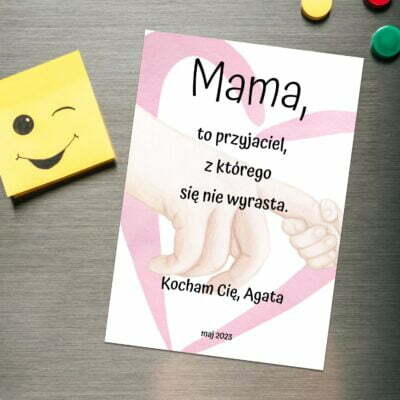 Magnes na lodówkę na Dzień Mamy