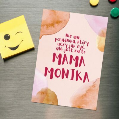 Magnes na lodówkę, na dzień mamy