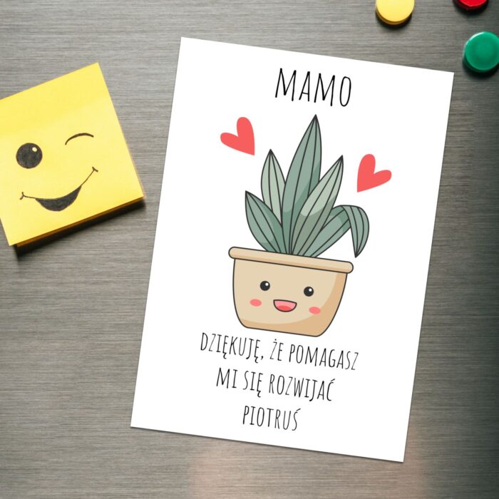 Magnes z personalizacją dla mamy