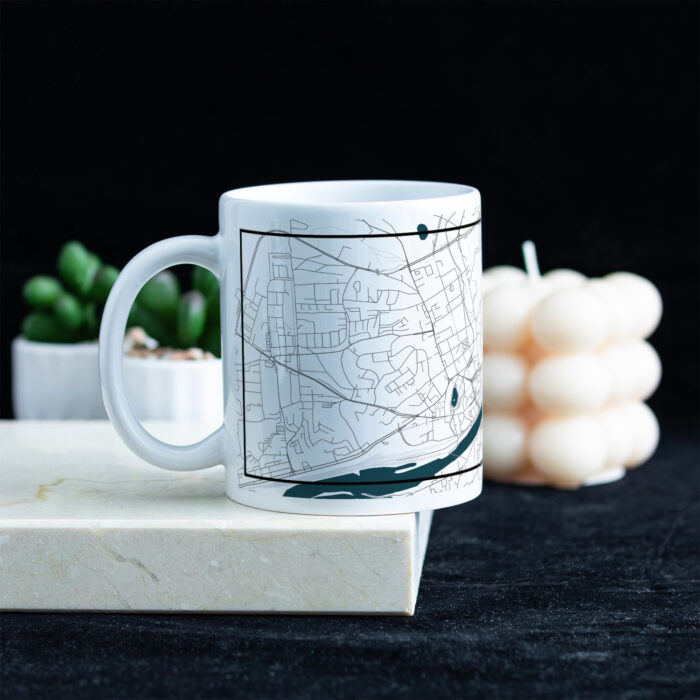 Kubek z mapą Gorzowa Wielkopolskiego