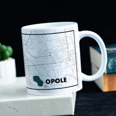 kubek z mapą Opola