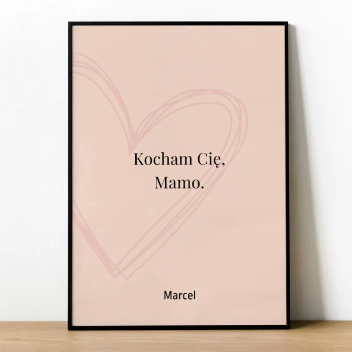 Plakat dla mamy na Dzień Mamy