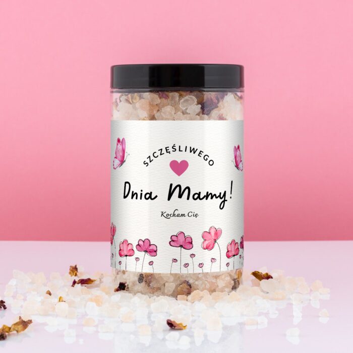 Sól do kąpieli prezent dla mamy