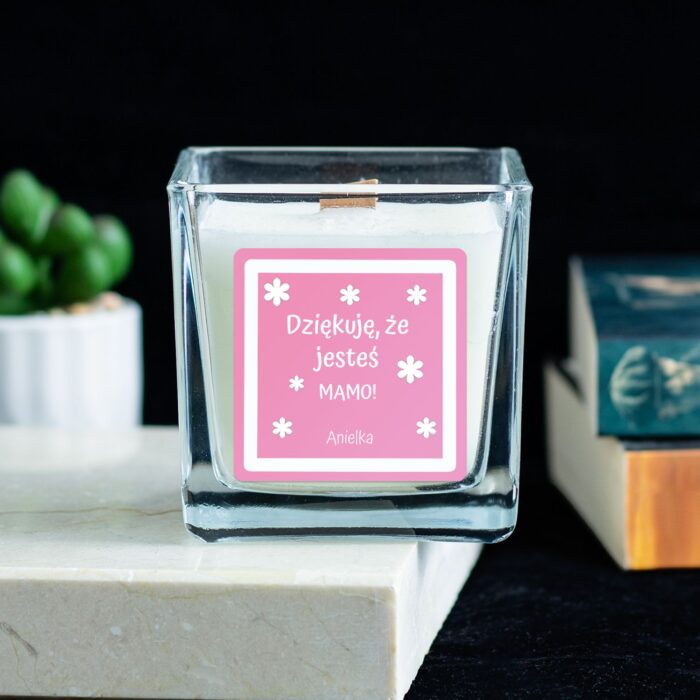 Personalizowana świeca na Dzień Matki