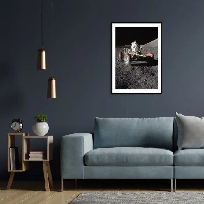 Plakat Apollo 17, pojazd księżycowy